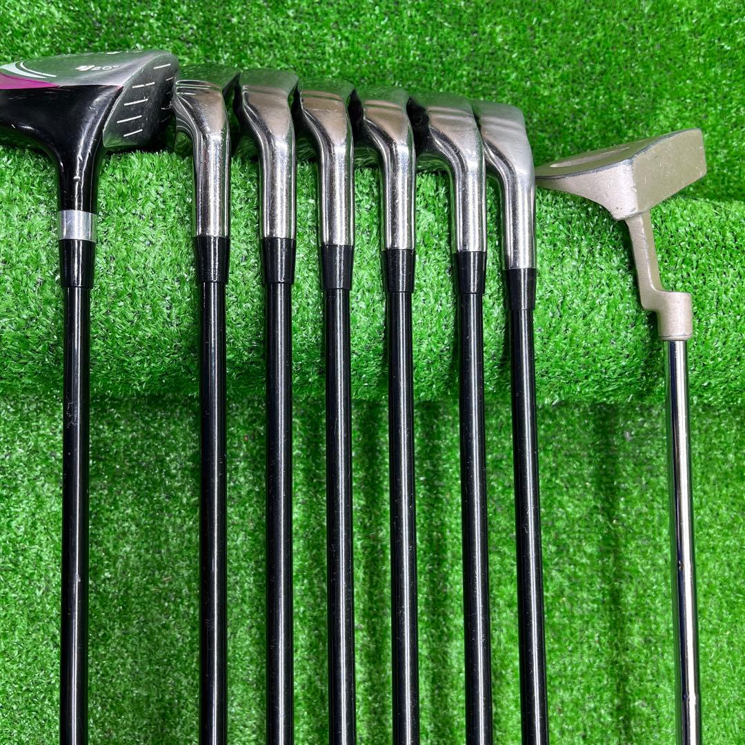 NFG-281 WORLD EAGLE FW.アイアン.パター レディースセット