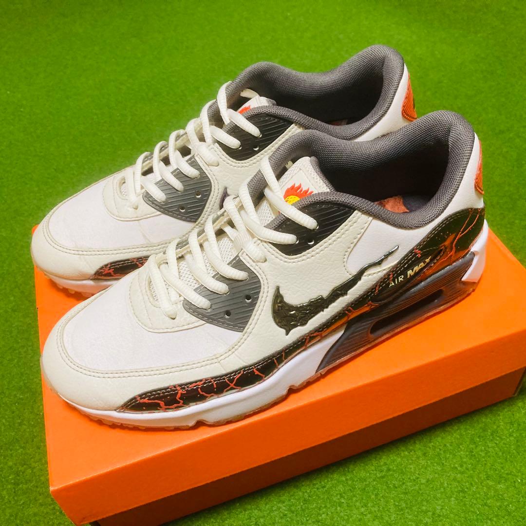 美品 NIKE AIR MAX 90 GOLF NRG 24cm ゴルフシューズ