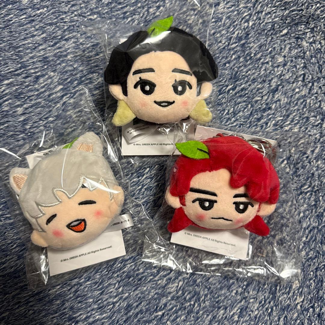 Mrs. GREEN APPLE ソウルコン ぬいぐるみ プラッシュキーリング