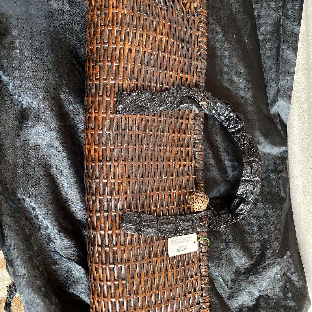 一点もの　手作り竹籠バッグ