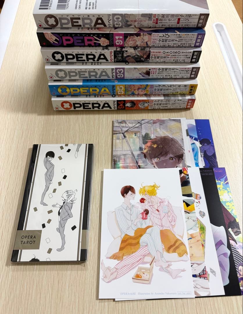 OPERA 定期購読　タロットカード　イラストカード　中村明日美子　春泥　同級生