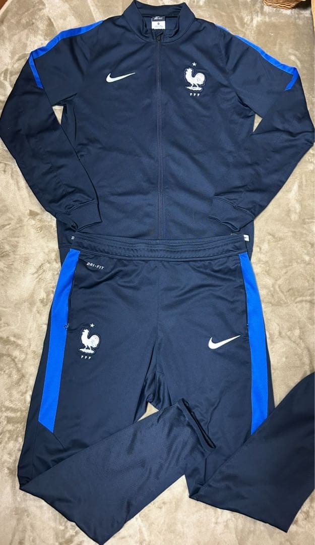 フランス代表　ナイキドリルトップ　上下セットアップ　ジャージ　トラックジャケット