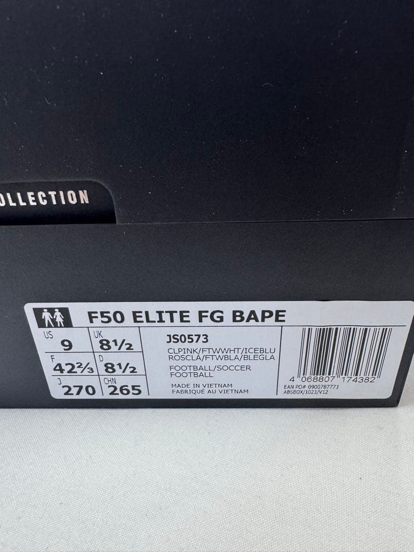 シューズ A BATHING APE ADIDAS F50 ELITE FG 27cm