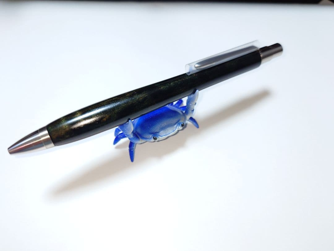 ウッドペンクラフト　杉瘤・国産摺り漆「織部（おりべ）」ボールペン