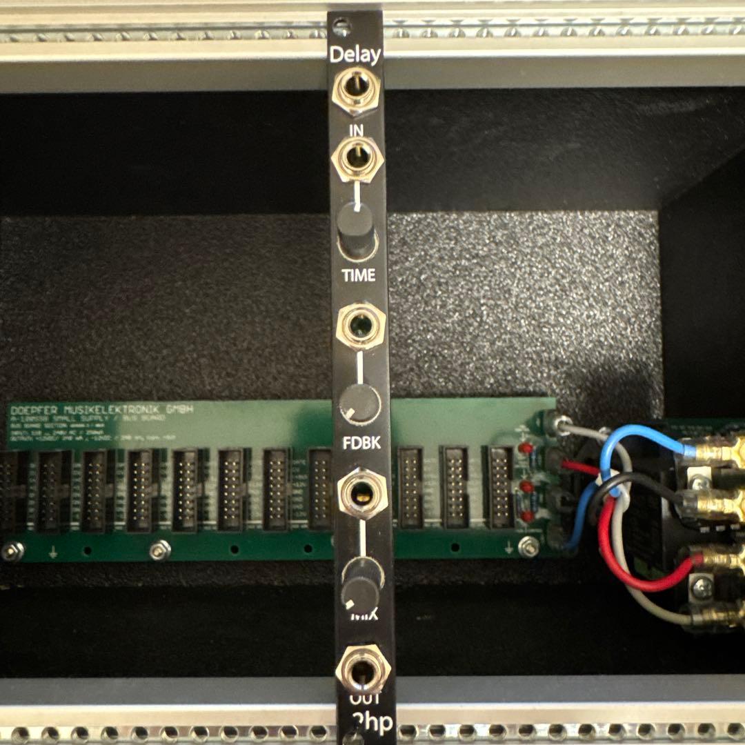 2hp Delay モジュラーシンセサイザー