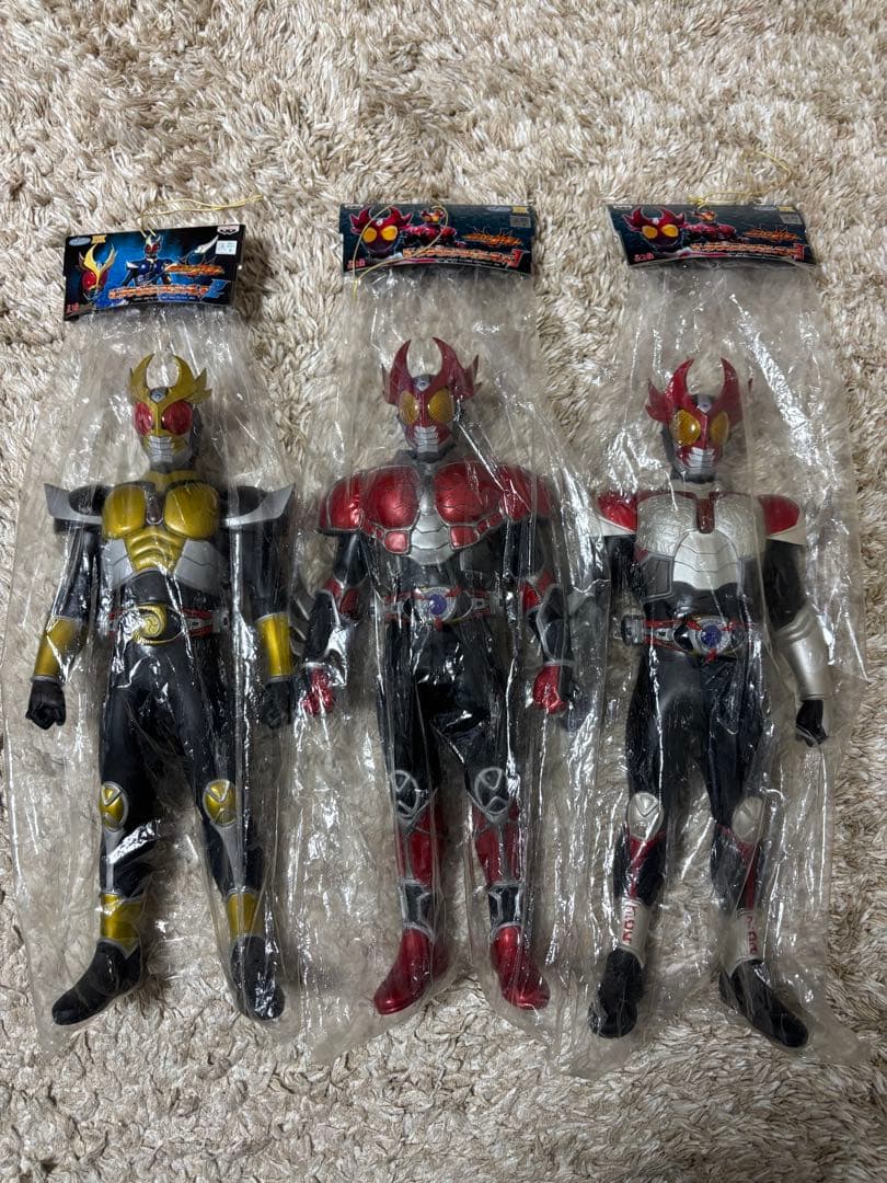 バンプレスト ビッグサイズソフビフィギュア 仮面ライダーアギト 3種　約40cm
