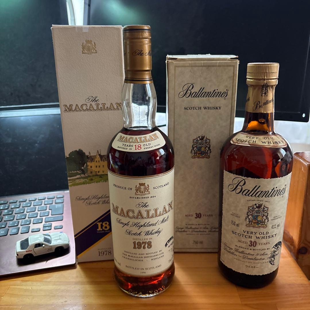 マッカラン 18年 1978年 ボトリング & バランタイン 30年