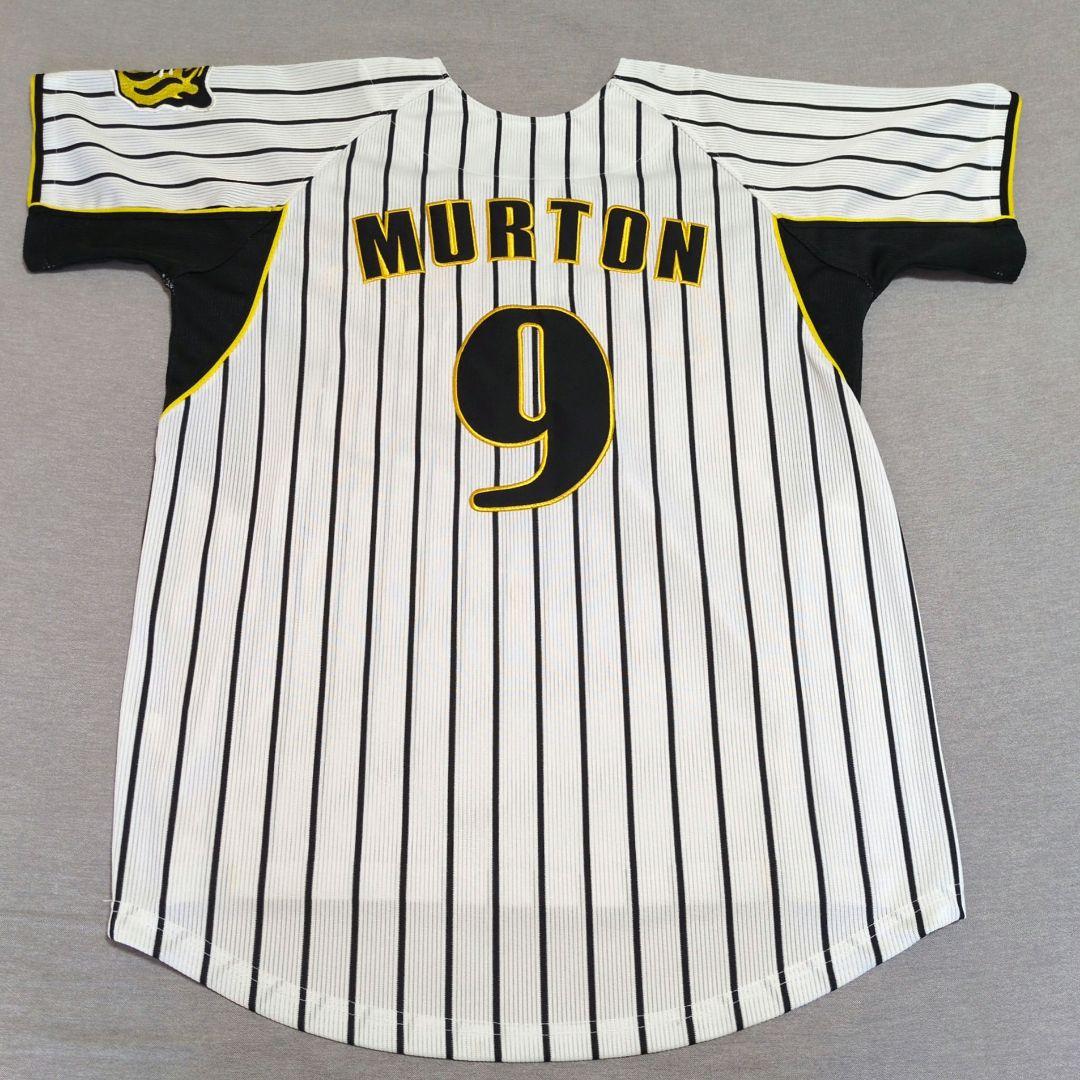 阪神タイガース マットマートン 刺繍 タテジマ ユニフォーム М