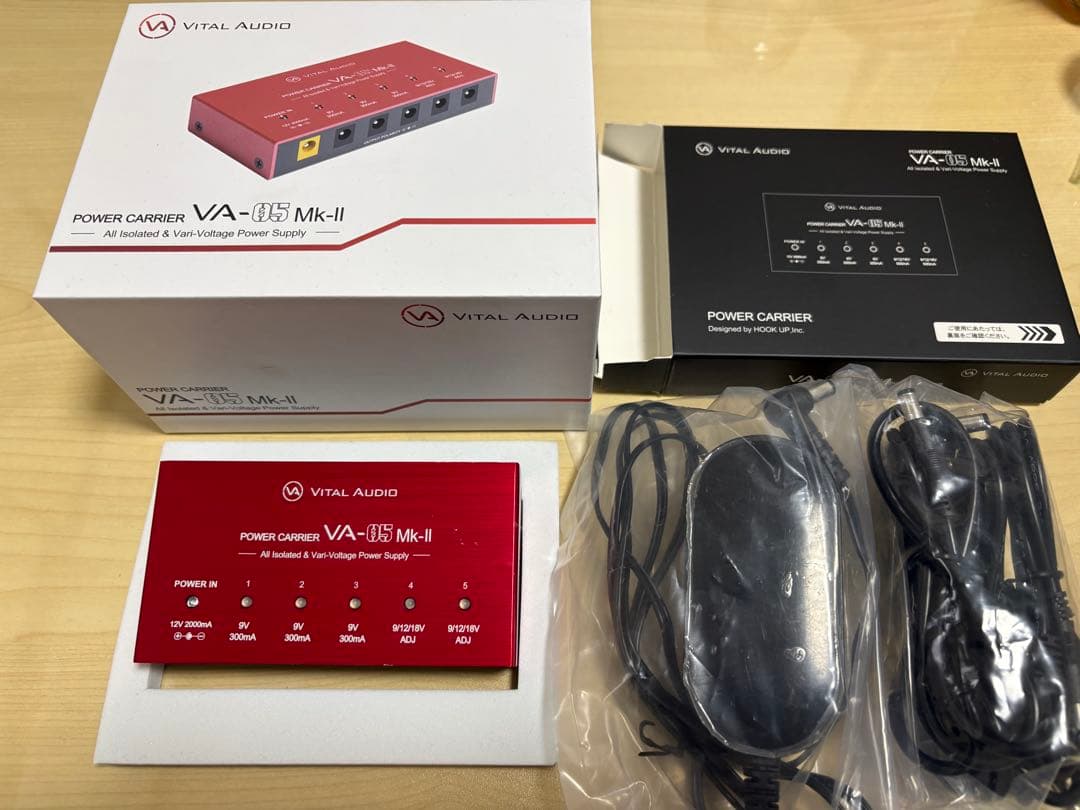 Vital Audio power carrier VA-05 DCケーブル付属