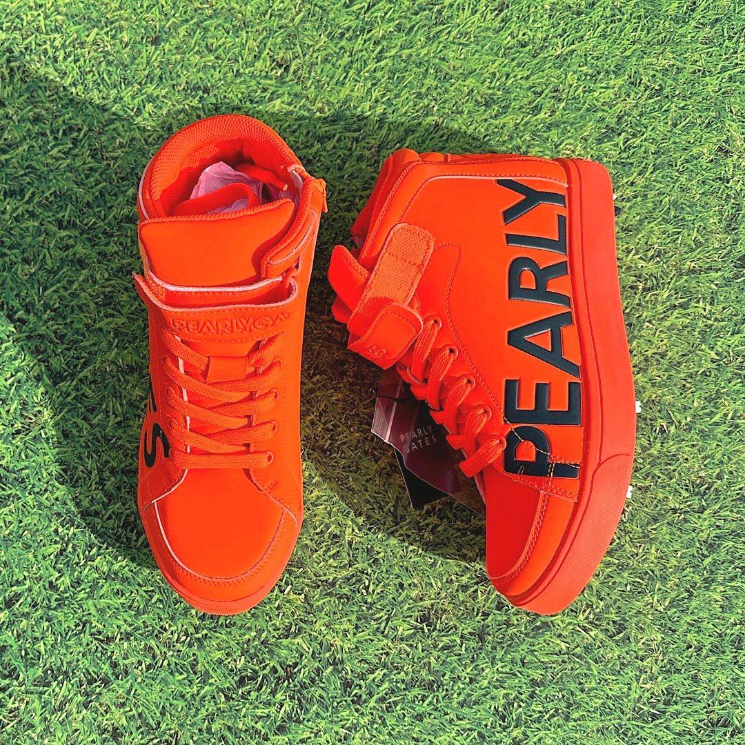 新品正規品 パーリーゲイツ 定価37400円 ゴルフシューズ 23.5cm