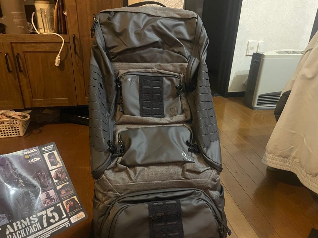Laylax ARMS BACKPACK 75 ブラック