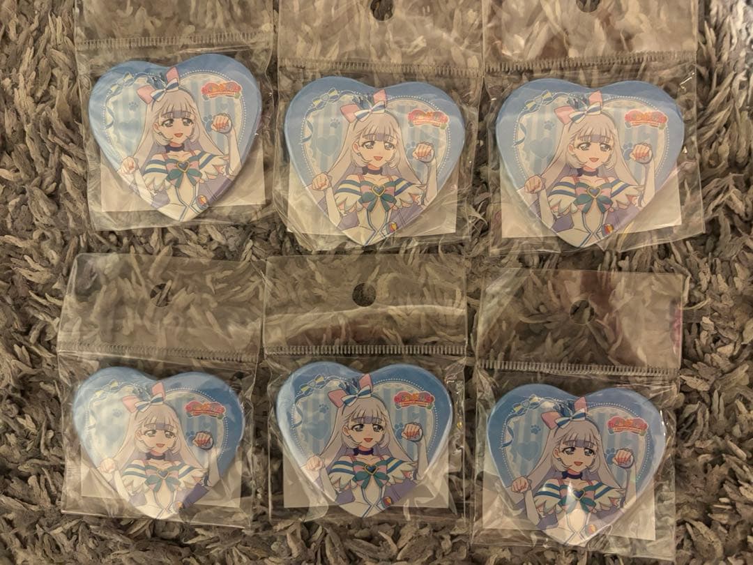 キュアニャミー　おえかき缶バッジ　8点セット　未使用