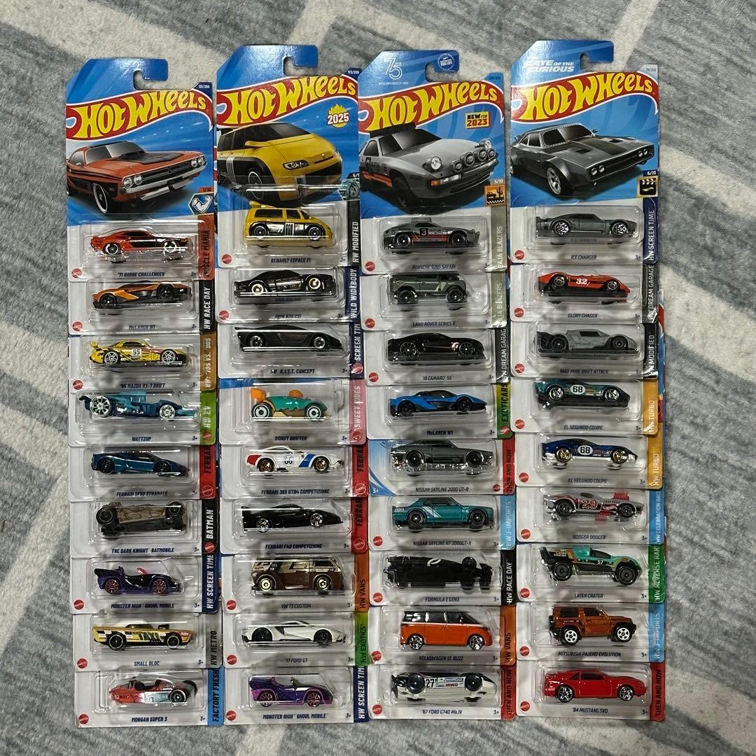 ホットウィール ベーシック 36台セット⑬ フェラーリ GT-R等