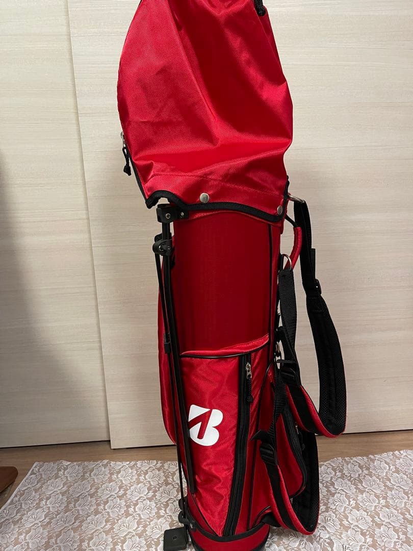 BRIDGESTONE ゴルフキャディバッグ 赤