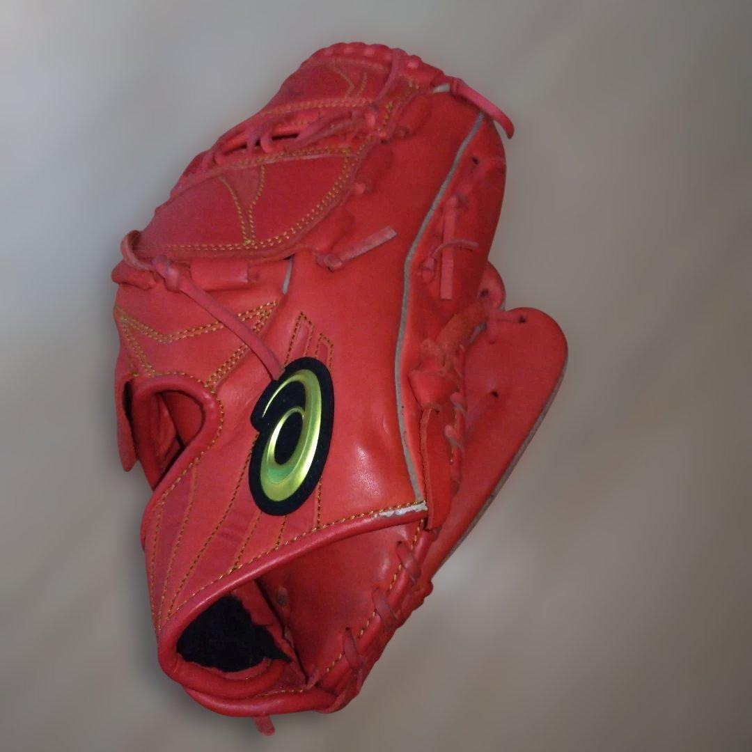 極美品即戦力‼️asics 大谷翔平モデル 野球軟式用グローブ 一般用 オレンジ