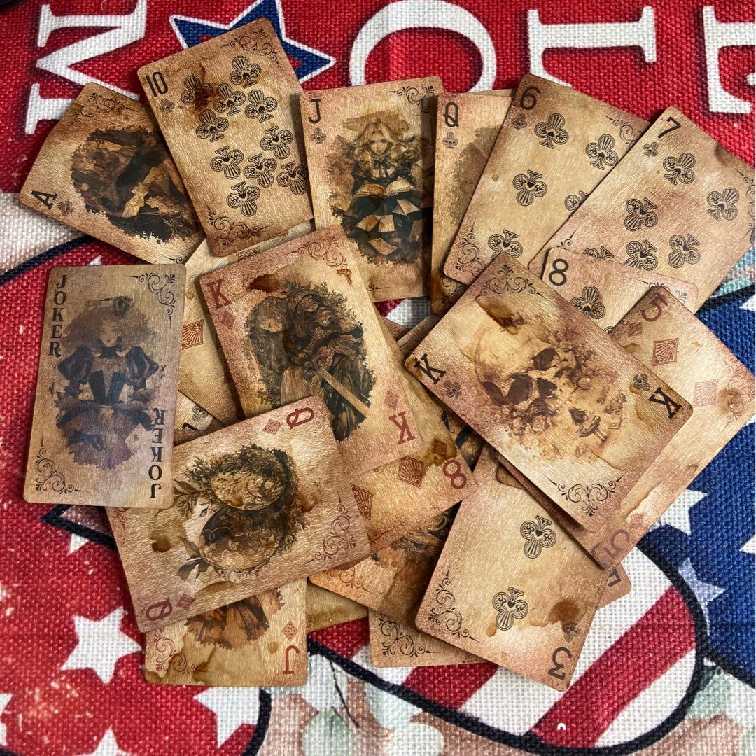 アンティーク加工トランプ　13枚