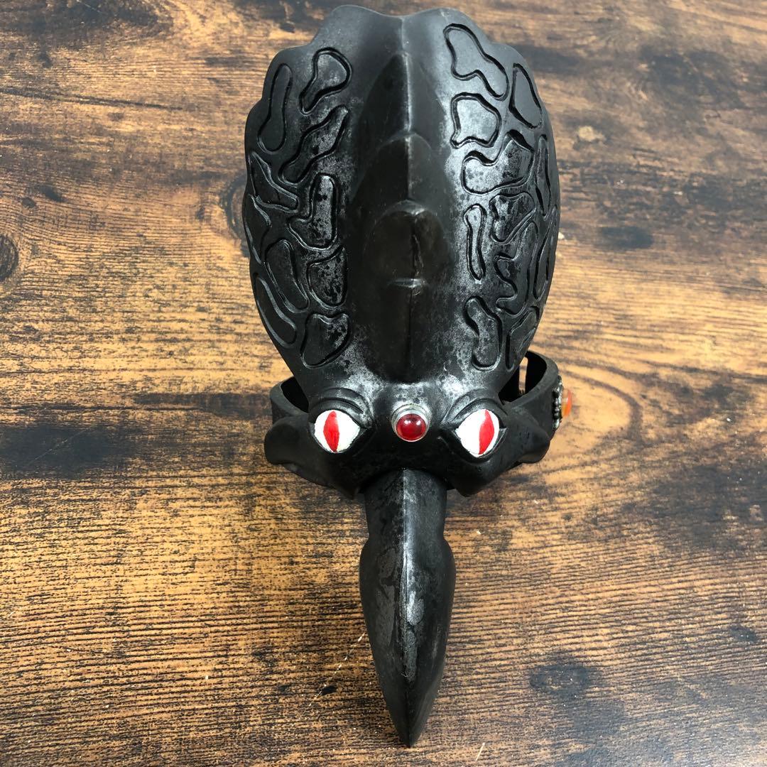 当時物 東映 石森プロ 仮面ライダーアマゾン ギギの腕輪 ソフビ