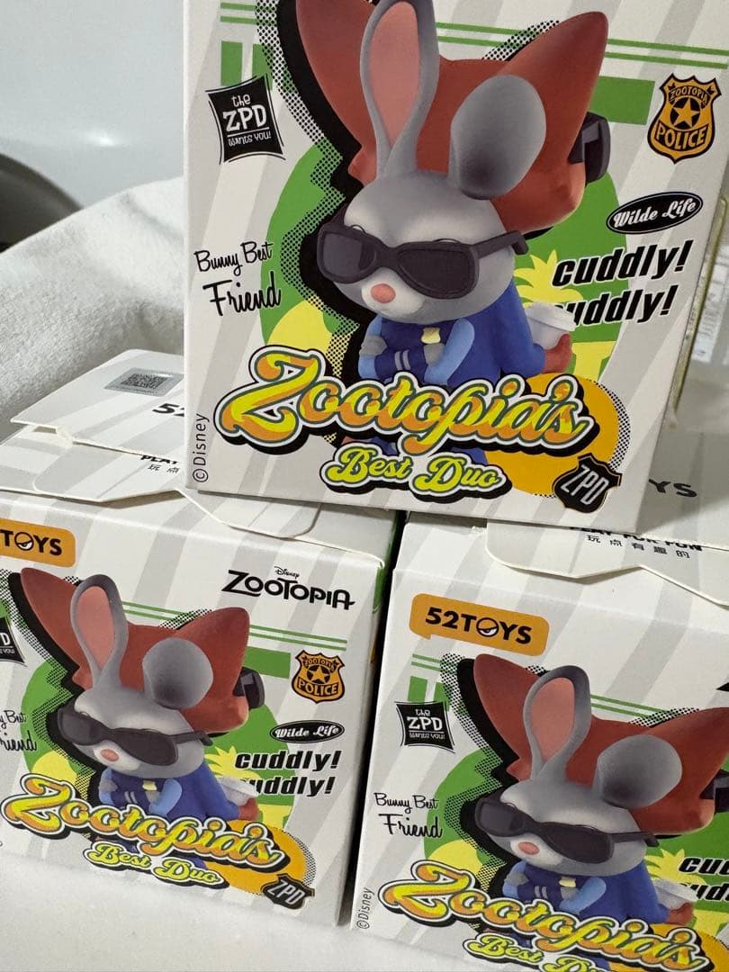 52TOYS Zootopia ニック ジュディ 3体セット