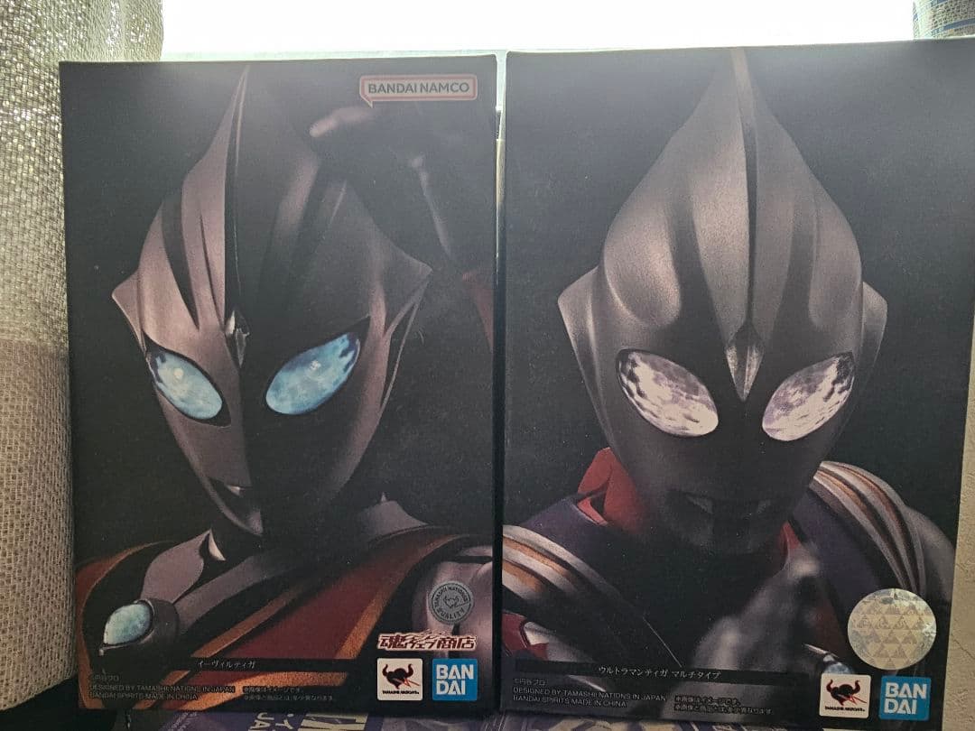 真骨彫 ウルトラマンティガマルチタイプ イーヴィルティガセット(開封済)