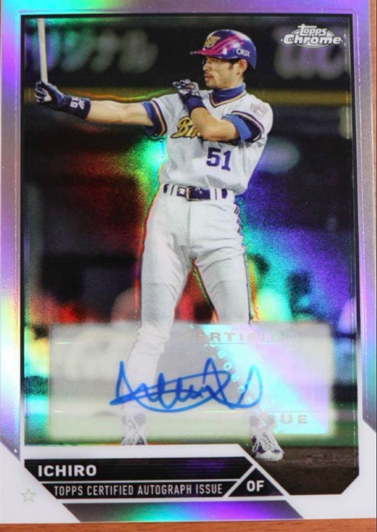 TOPPS CHROME NPB 2023 イチロー選手直筆サイン