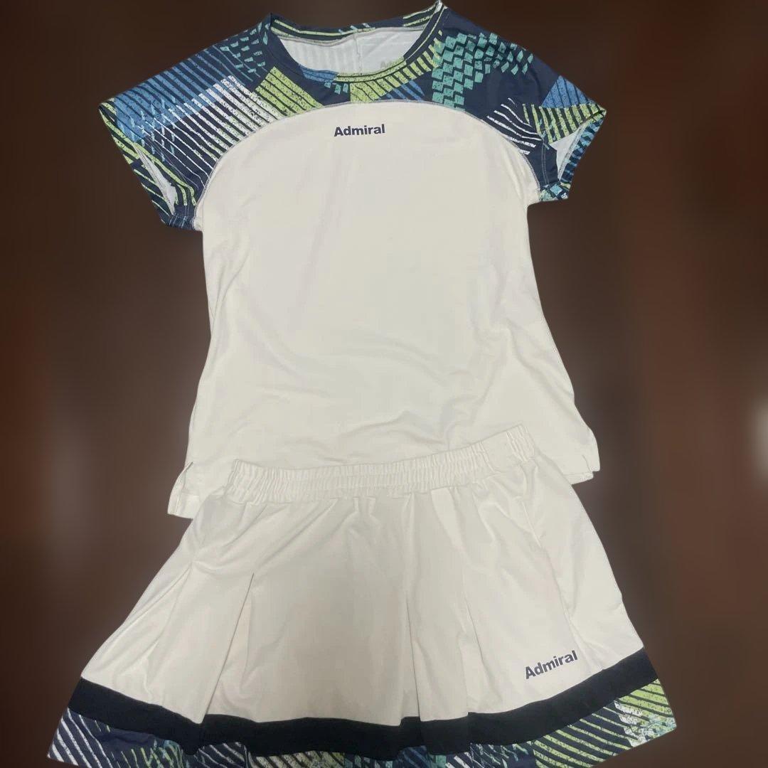 Admiral テニスウェア フレアスカート付き　Lサイズ