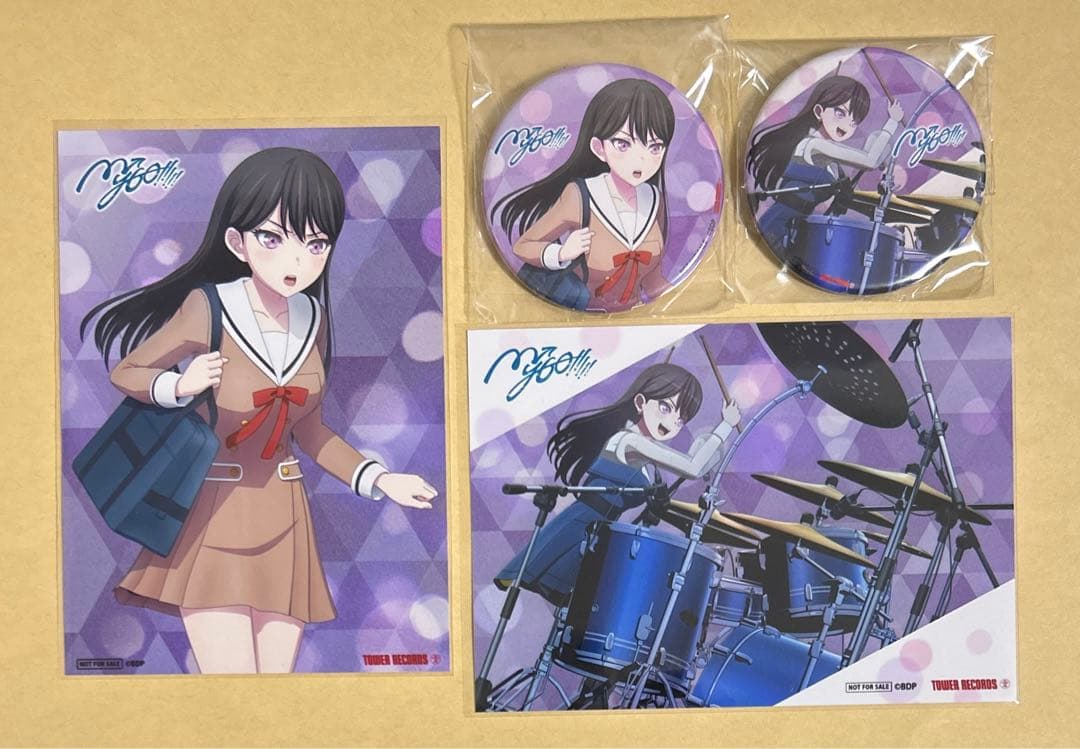 バンドリ！椎名立希 缶バッジ ブロマイド