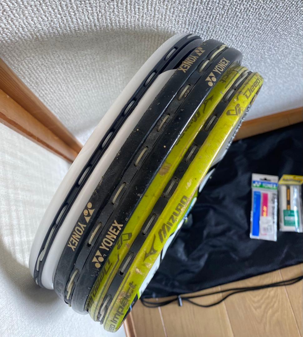 軟式テニス　ラケット　グリップテープ　エッジガード　ケース付き(1つ)まとめ売り