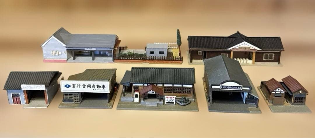 Nゲージ★トミーテック　ジオコレ　昭和の風景ミニジオラマ　ジャンク扱い