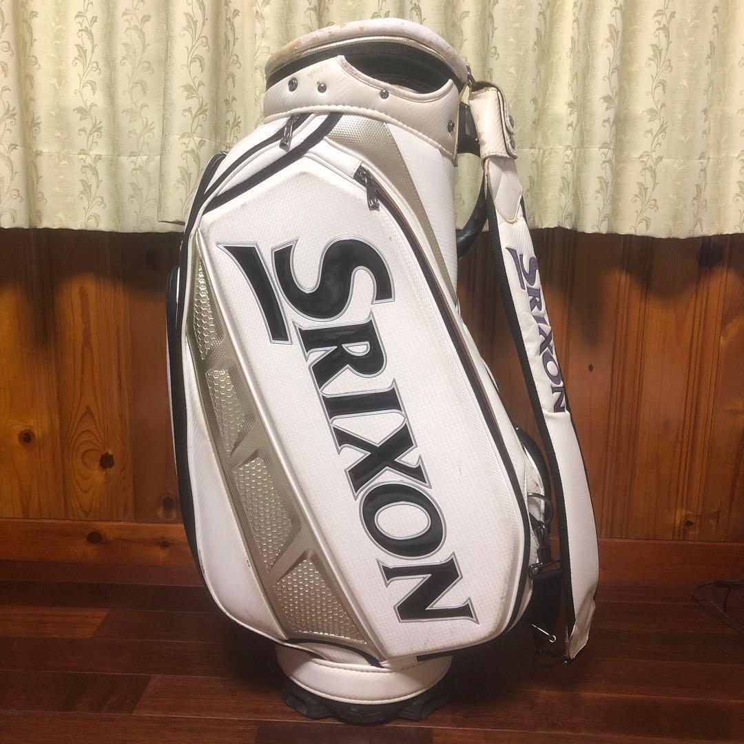 Srixon ホワイト キャディバッグ