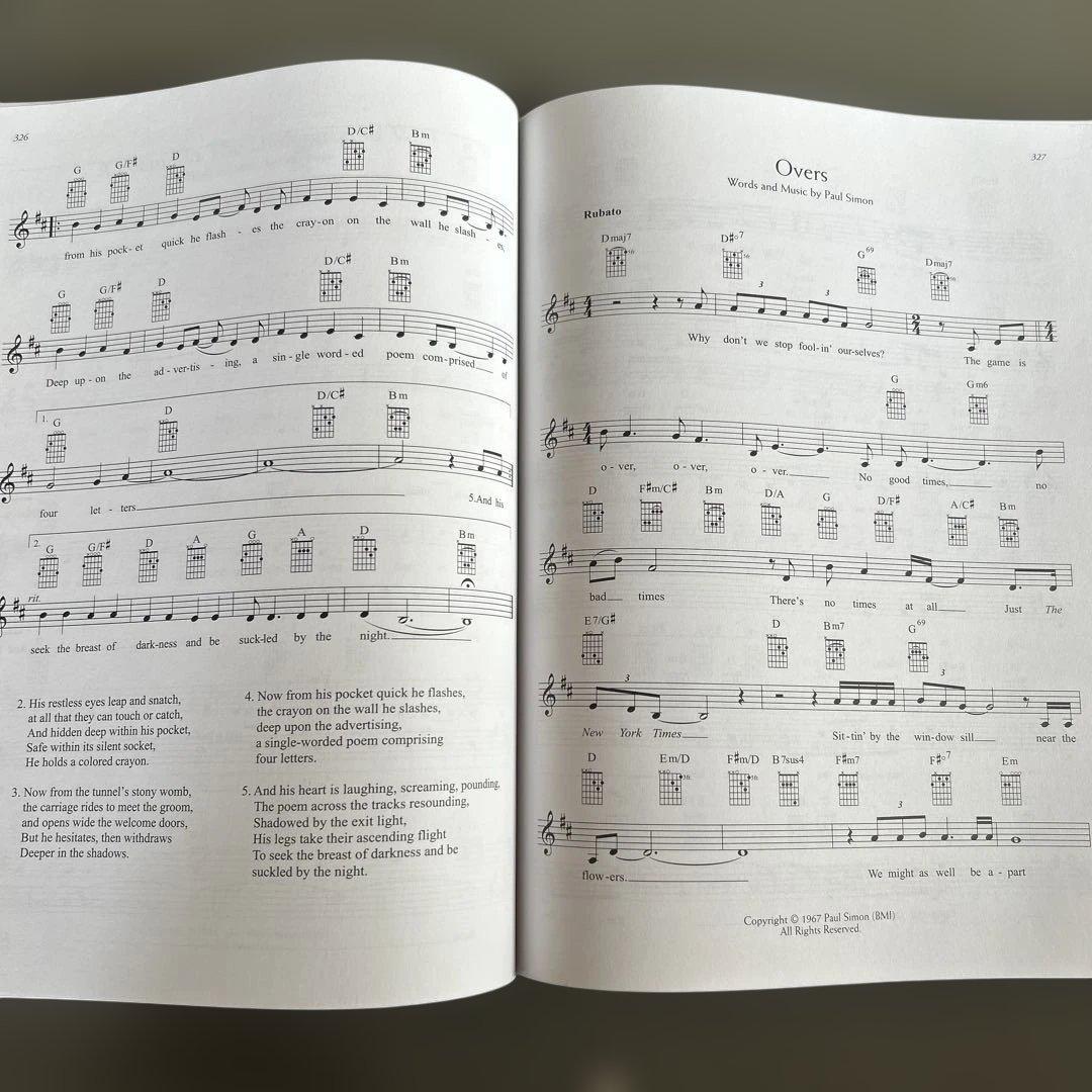 [楽譜]ポール・サイモン「デフィニティヴ・ポール・サイモン・ソングブック」輸入版