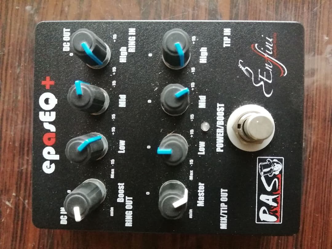 廃盤！PASイーパスepasEQ+アコースティックギター用イコライザーステレオ