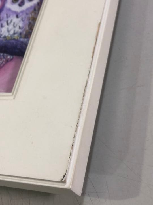 ふくろうペア　絵画　kojima作