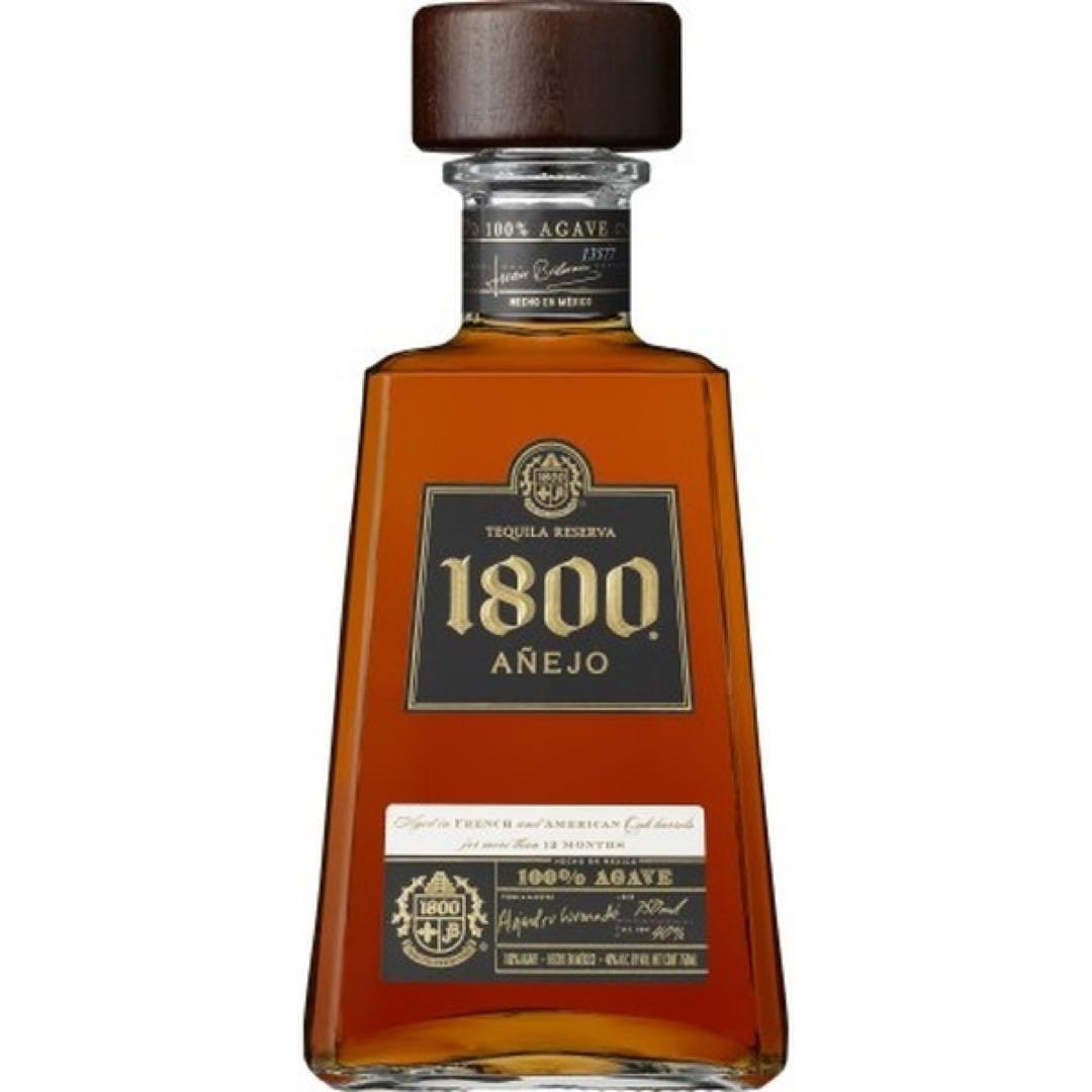 値下げ！1800 アネホTequila 750ml 1本 箱付き