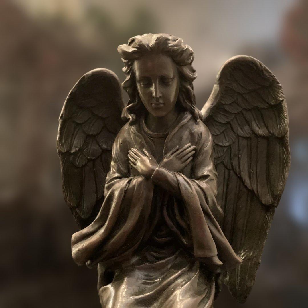 ブロンズ製 祈祷天使像 祈り 31-234