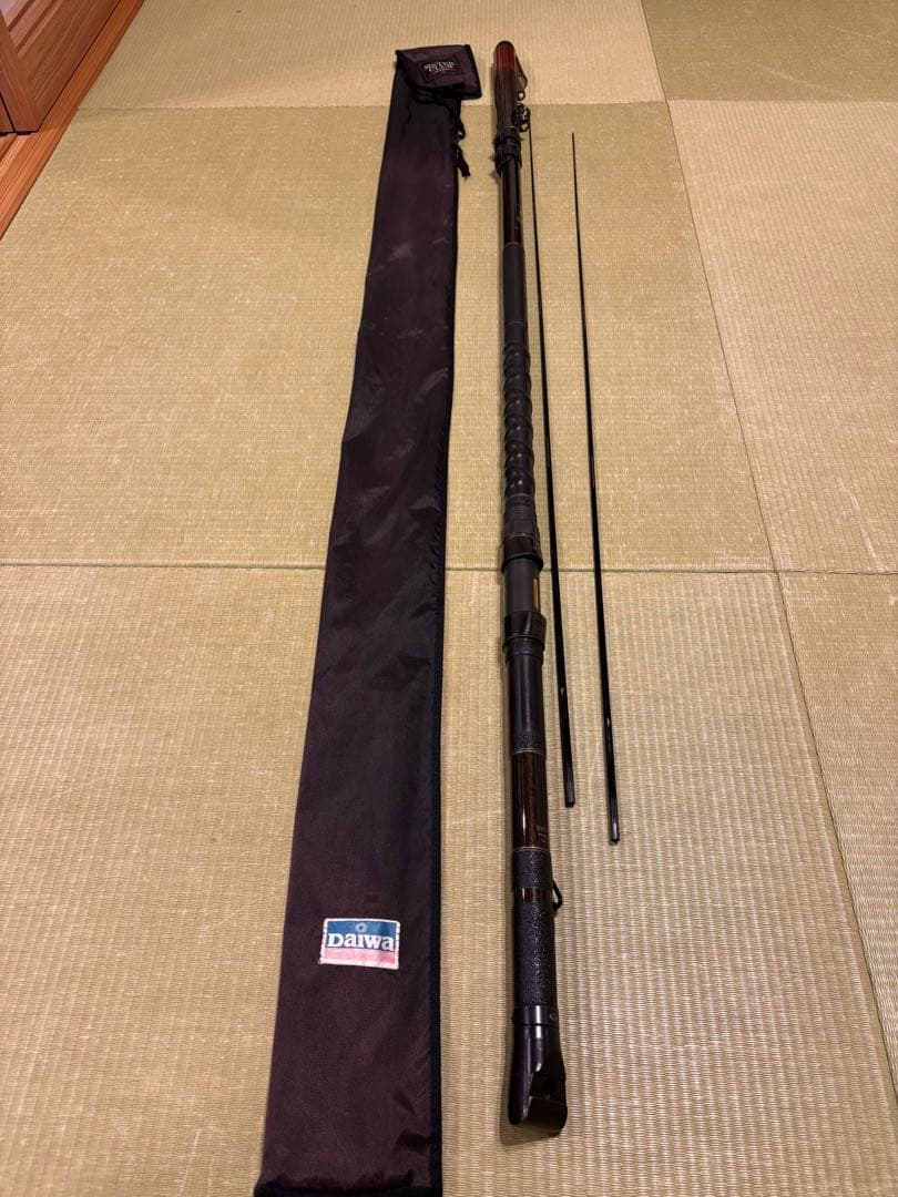【ラスト】釣竿　鯉釣り　鯉竿　Daiwa 一本　巨鯉