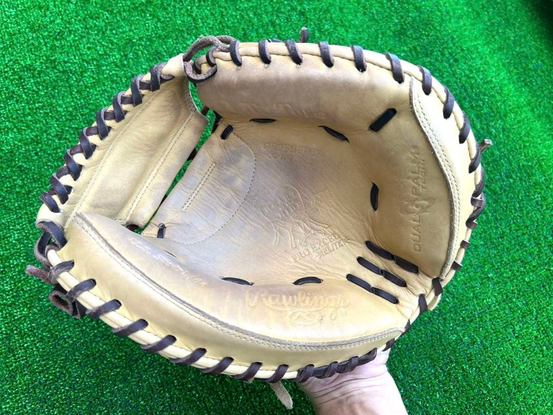 ローリングス HOH キャメル 軟式キャッチャーミット　小型