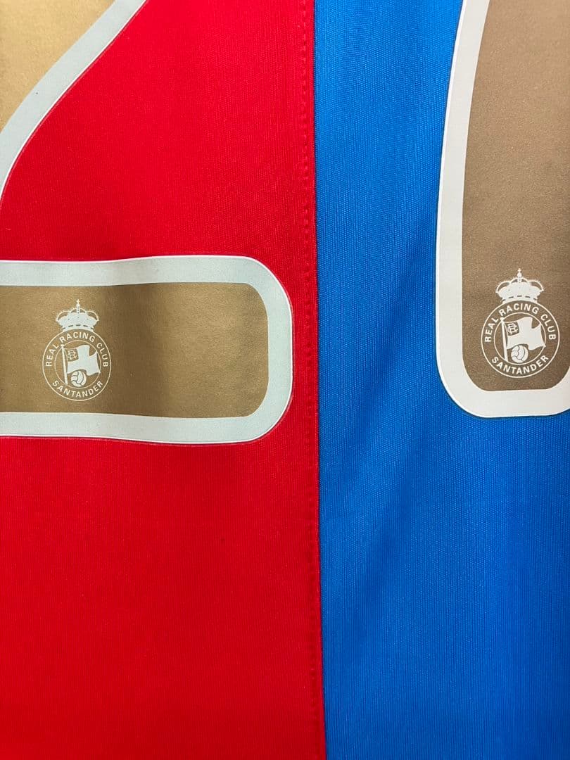 09-10 ラシン・サンタンデール　カナレス　オフィシャル選手支給ユニフォーム