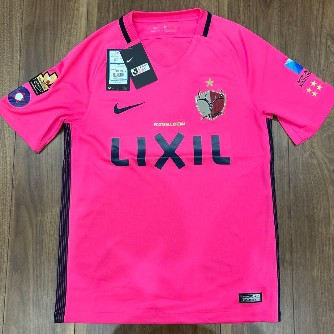 未使用 ナイキ 鹿島アントラーズユニフォーム S ハイパーピンク アウェイ