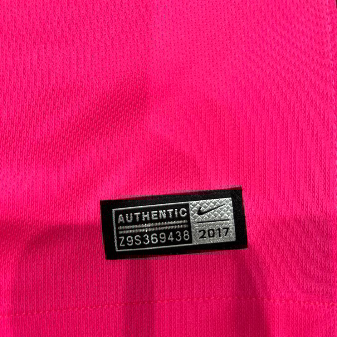 未使用 ナイキ 鹿島アントラーズユニフォーム S ハイパーピンク アウェイ
