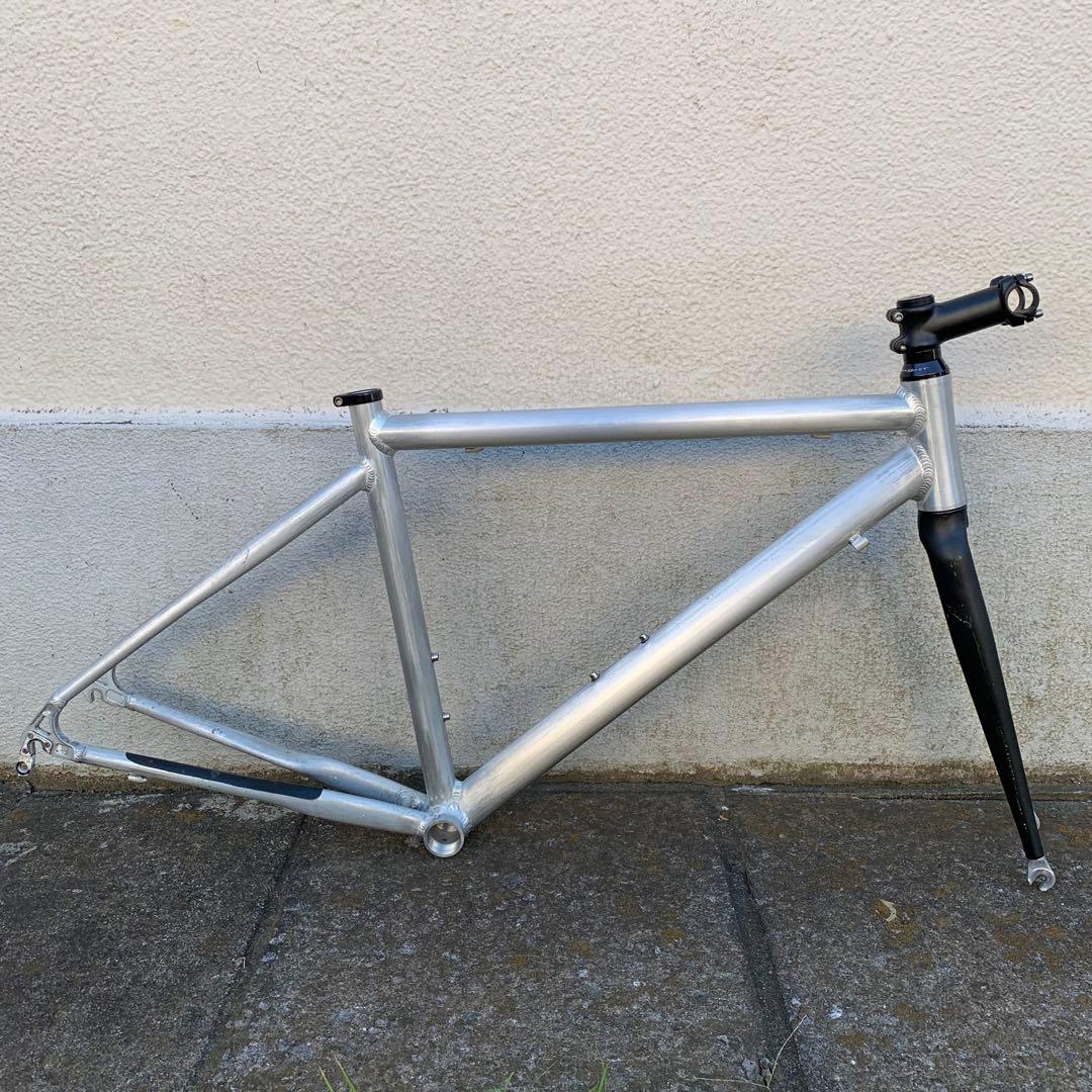 【送料込】ロードバイク フレームセット 現状品 イーストン 製 パイプ使用