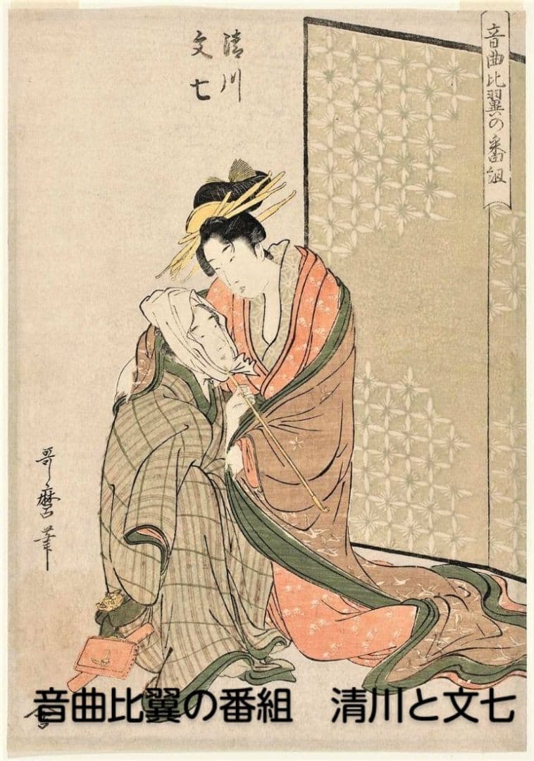 喜多川歌麿　選集「歌麿が描いたおんなたち」其の弐