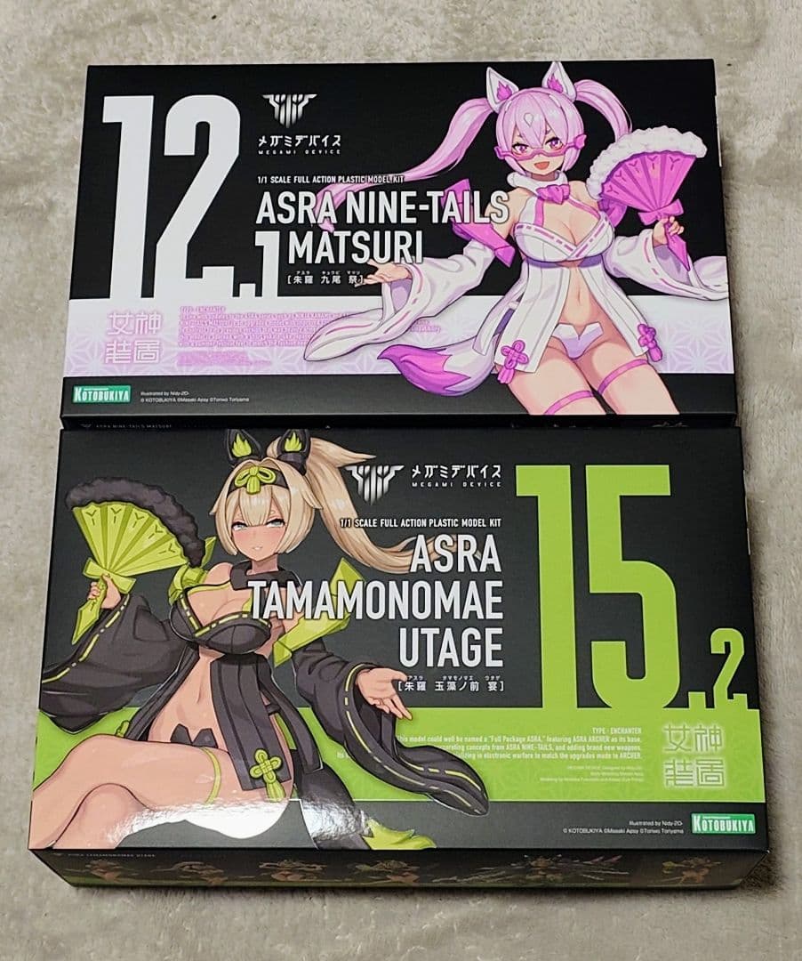 【新品・未組立】　メガミデバイス　朱羅 九尾 祭 & 朱羅 玉藻ノ前 宴