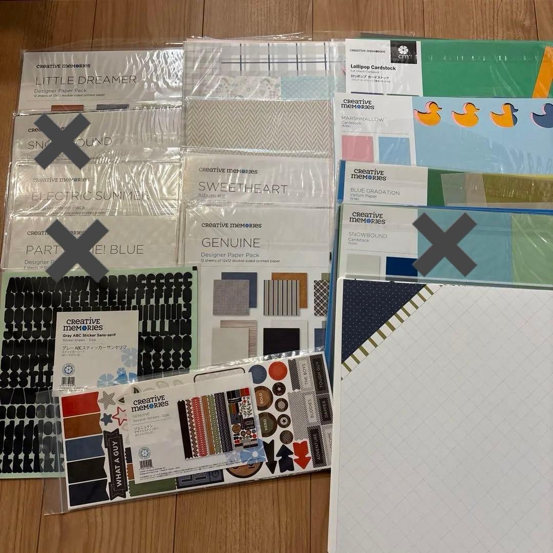 Creative Memories スクラップブック用紙セット