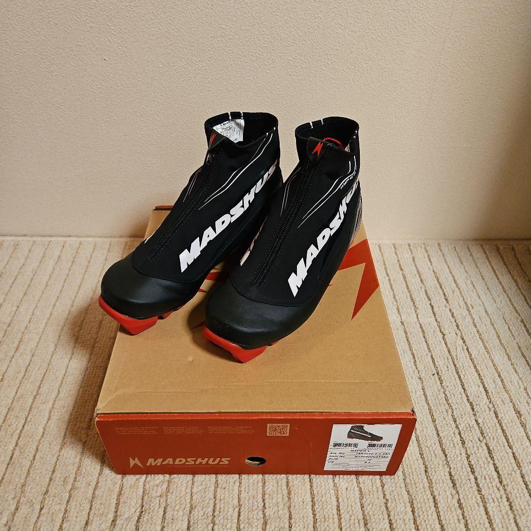MADSHUS クロスカントリースキー用ブーツ 女性用 ブラック/レッド