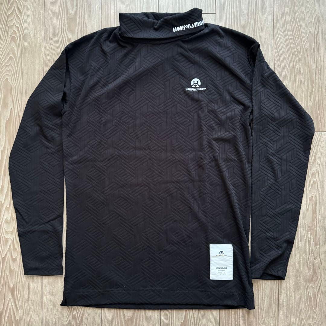 新品未使用　ホーンガーメント　長袖　モックネックネック　48 L