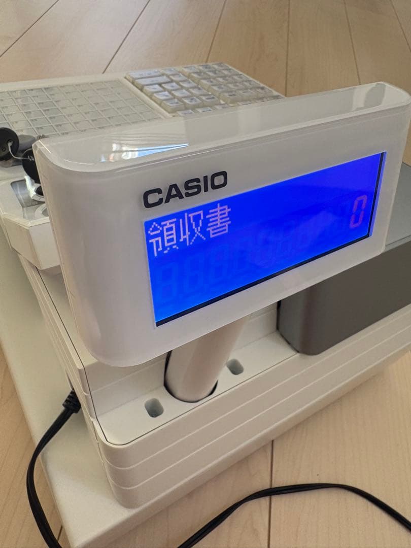 CASIO SR-C550-4SWE ホワイト レジスター　カシオ レジ