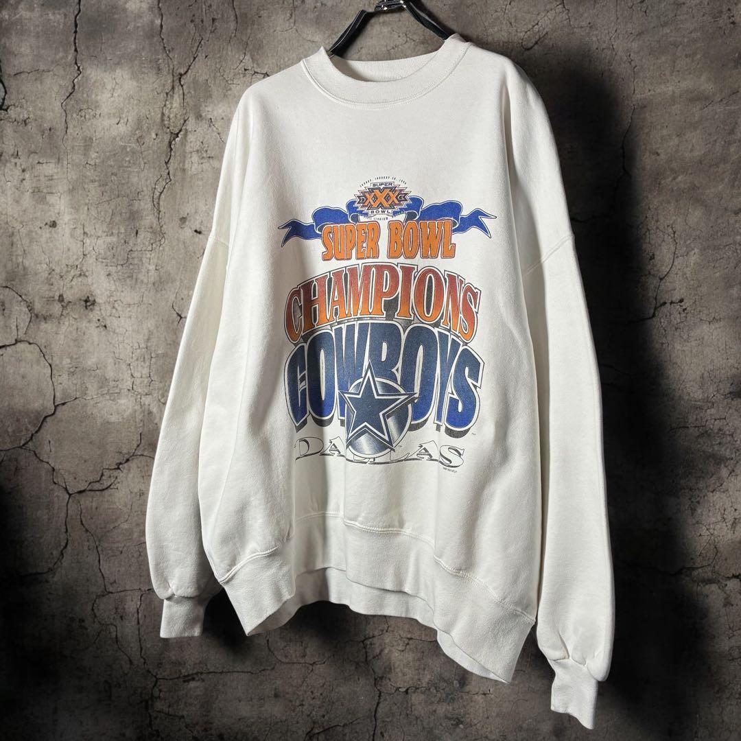 90s USA製NFL SUPER BOWL COWBOYS スウェット　XXL
