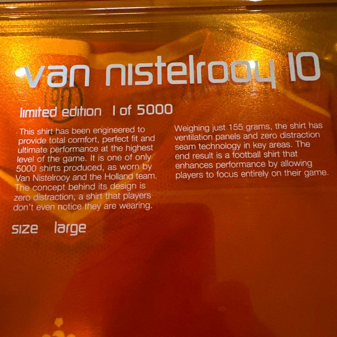 【希少・限定】NIKE オランダ代表ユニフォーム ファンニステルローイ L