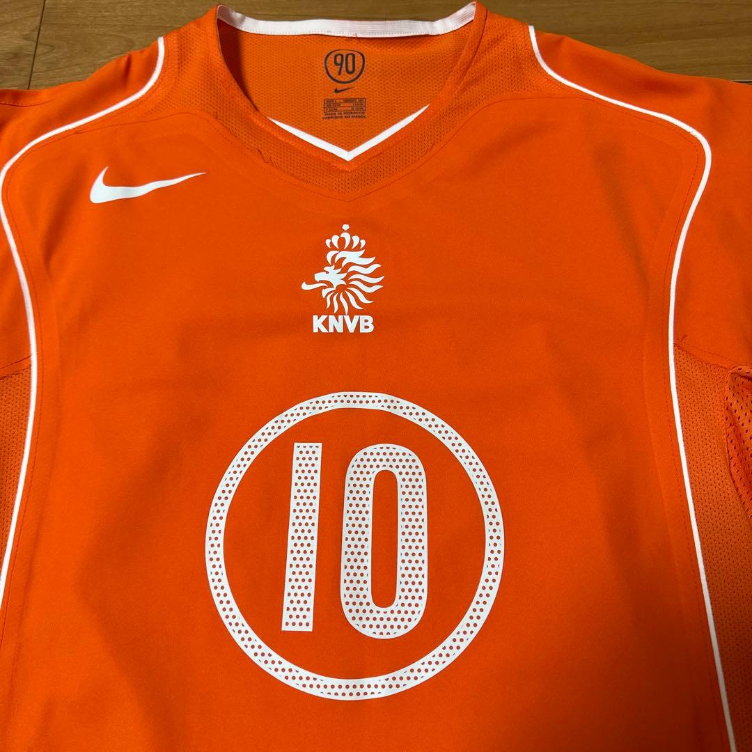 【希少・限定】NIKE オランダ代表ユニフォーム ファンニステルローイ L