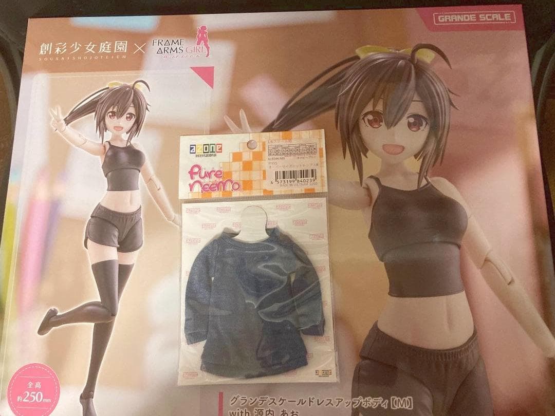 同梱品有・グランデスケールドレスアップボディ[M]with 源内あお プラモデル